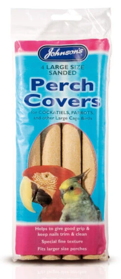 8 X Johnson's Large Sanded Perch Covers (4 Pack)