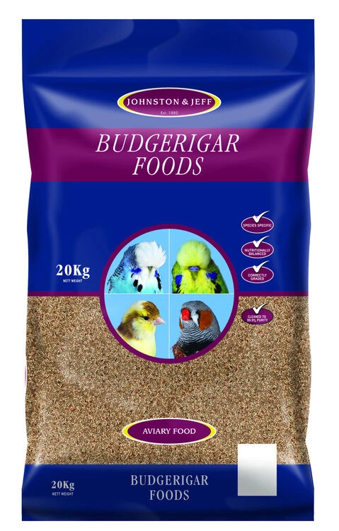 Johnston & Jeff Expert Budgie Seed 20kg 1 Johnston & Jeff Expert Budgie Seed 20kg