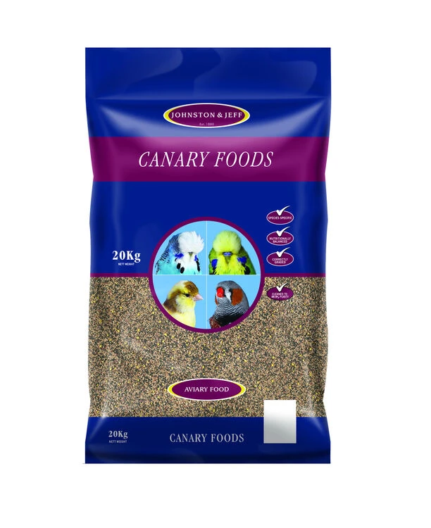 Johnston & Jeff Canary Food Light No Rape Seed 20kg 1 Johnston & Jeff Canary Food Light No Rape Seed 20kg