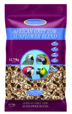 Johnston & Jeff African Grey Low Sunflower 12.75kg
