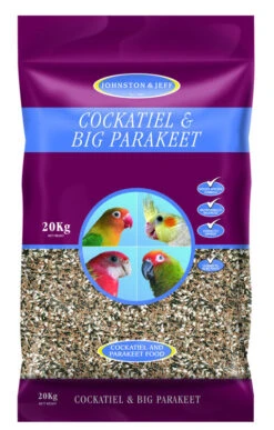 Johnston & Jeff Cockatiel & Big Parakeet Mix 20kg