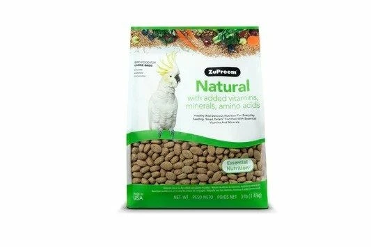 Sky Pet Products Zupreem Natural Large Bird Food 3lb 1 Sky Pet Products Zupreem Natural Large Bird Food 3lb