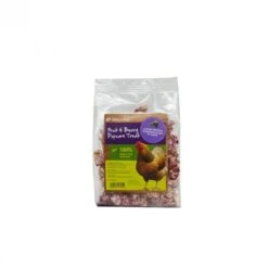 18 X Natures Grub Fruit And Berry Popcorn Poultry Treat 20g