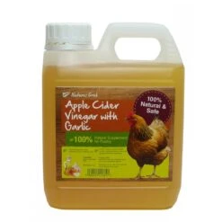 Natures Grub Organic Cider Vinegar With Garlic For Poultry 5 Litres