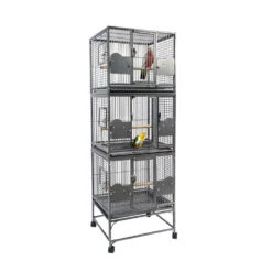 Sky Pet Products Parrot Triple Cage