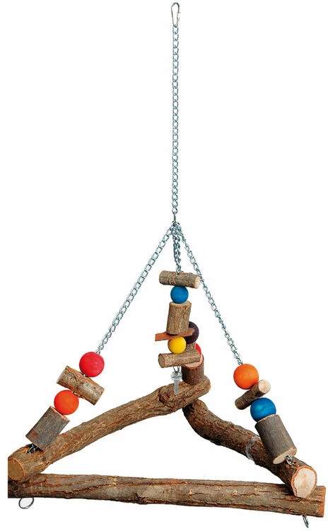 Sky Pet Products Treasure Triangle Swing Bird Toy 1 Sky Pet Products Treasure Triangle Swing Bird Toy
